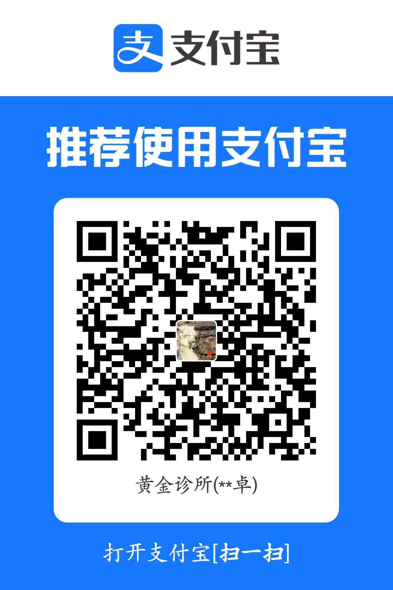 支付宝赞助码