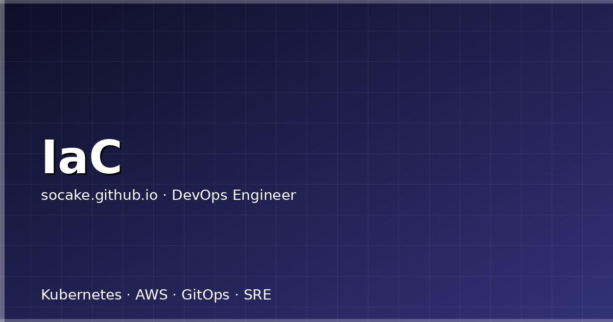 Featured image for 基础设施即代码：Terraform 入门与实践