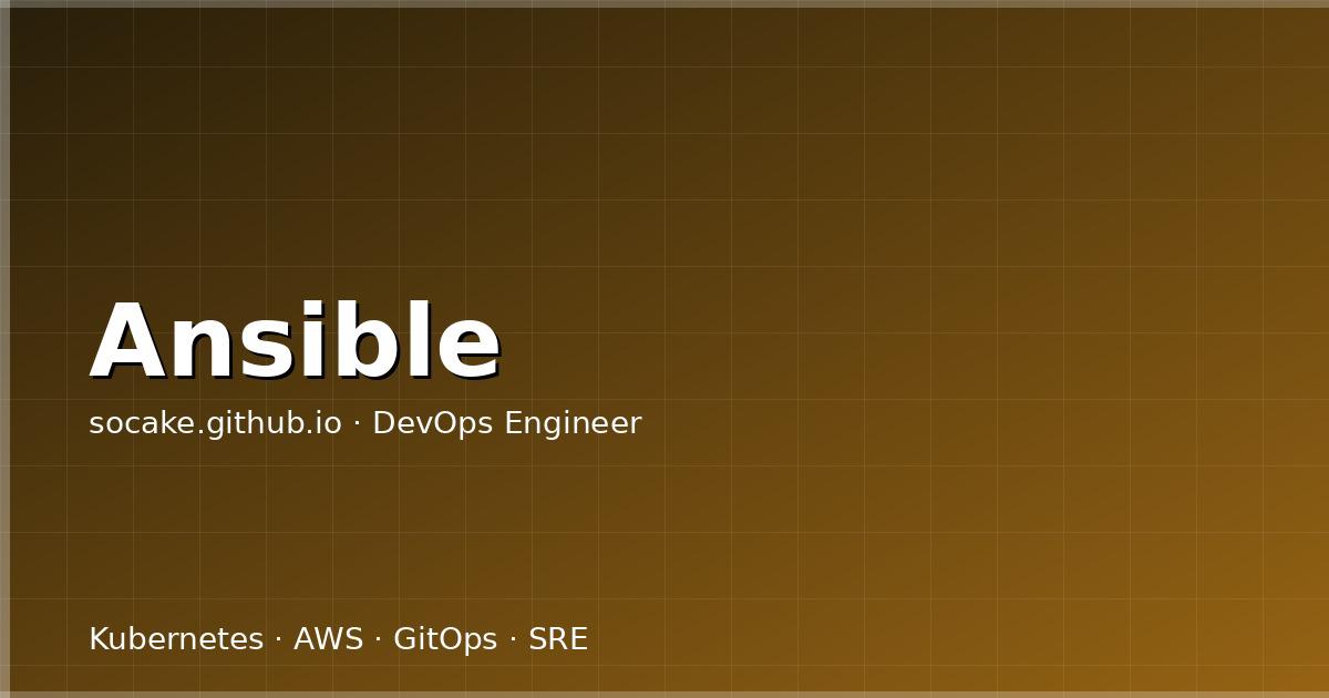 Featured image for Ansible 批量运维自动化：从临时命令到 Role 工程化