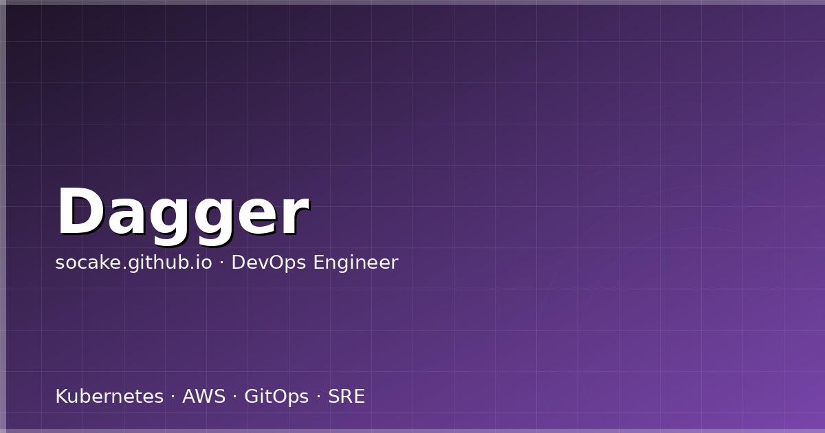 Featured image for Dagger 实战：用代码而不是 YAML 编写 CI/CD