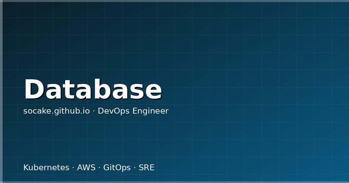 Featured image for 数据库运维实践：MySQL 高可用与 PostgreSQL 调优经验