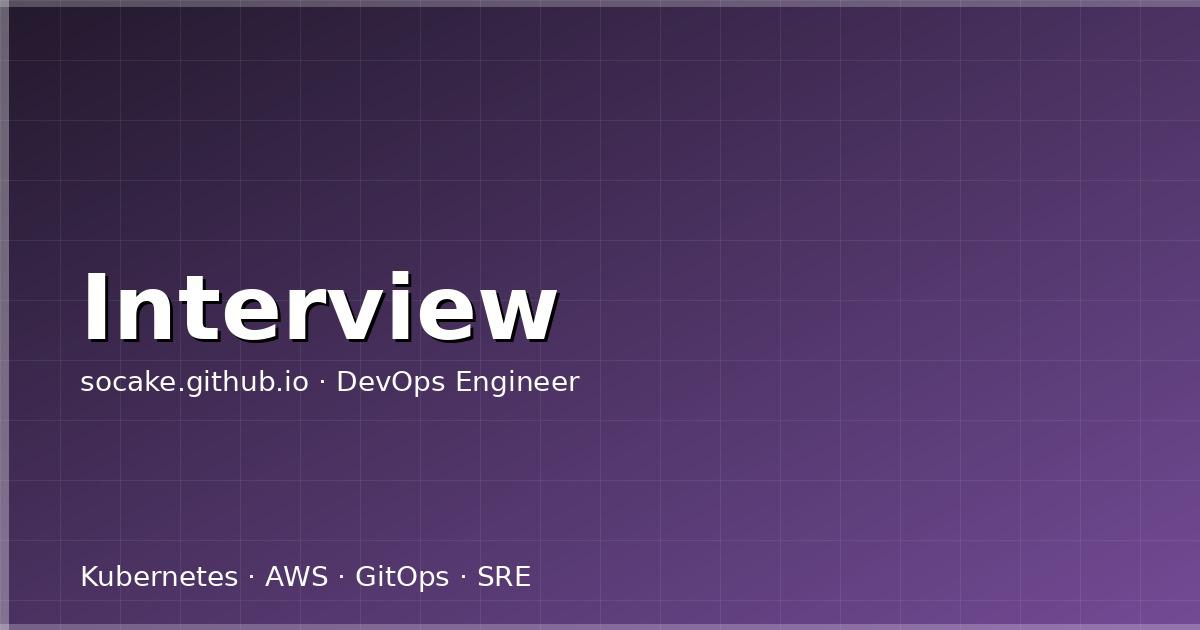 Featured image for DevOps/运维工程师面试题精选：K8s、Linux、网络高频考点