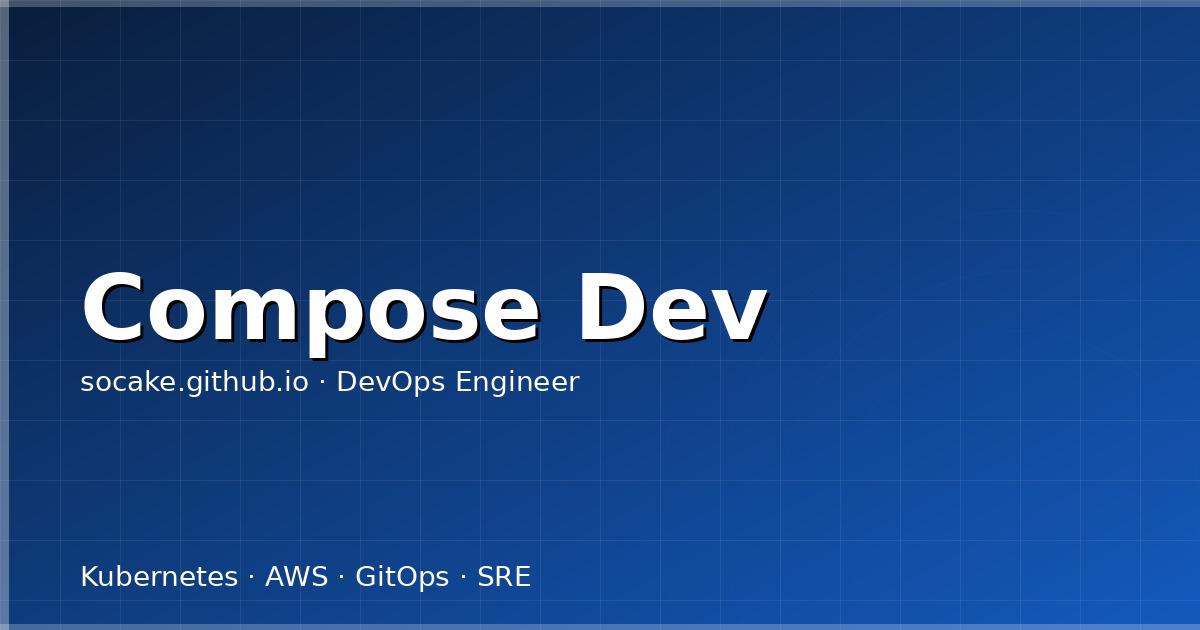 Featured image for Docker Compose 本地开发工作流：多服务环境搭建最佳实践