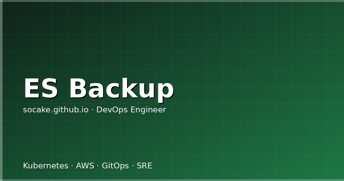 Featured image for Elasticsearch 备份与恢复：快照管理与跨集群迁移实践