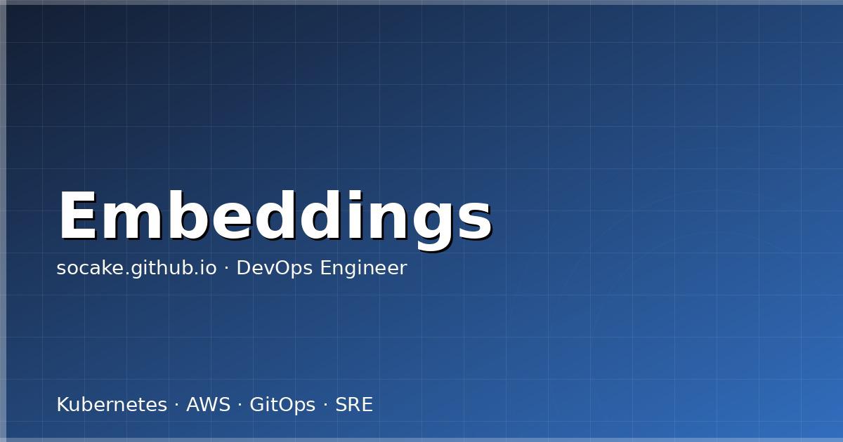 Featured image for Embedding 模型选型与优化实战：从 BGE 到 OpenAI Embedding