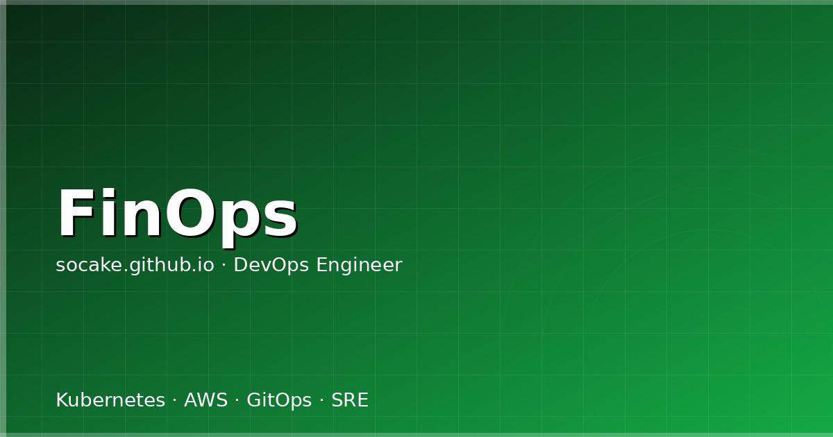 Featured image for FinOps 实践：Kubernetes 成本治理体系建设