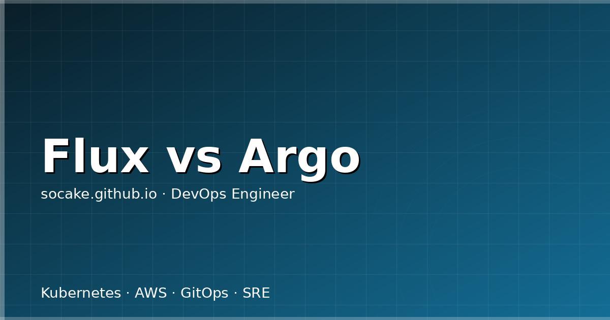 Featured image for FluxCD vs ArgoCD 深度对比与迁移实战：架构、语义、多租户与选型决策