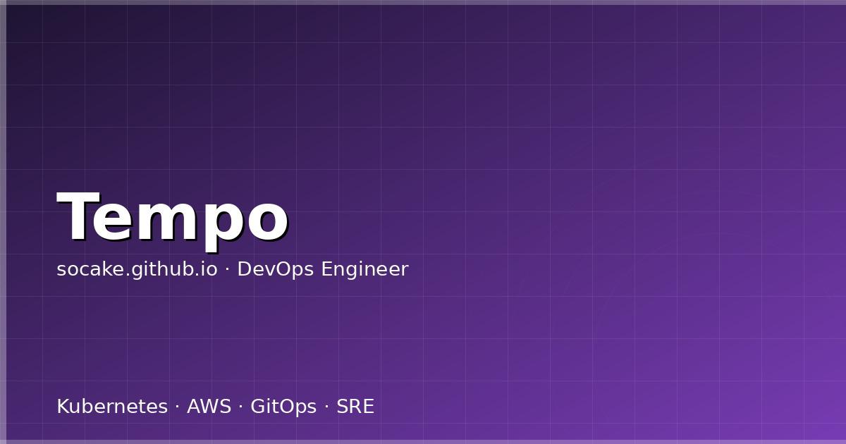Featured image for Grafana Tempo 大规模分布式追踪实战：从 OTel 接入到 TraceQL 调优