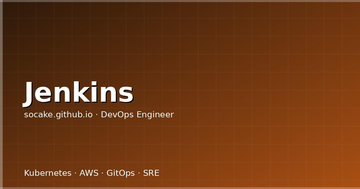 Featured image for Jenkins + Kubernetes：动态 Agent 构建与流水线最佳实践