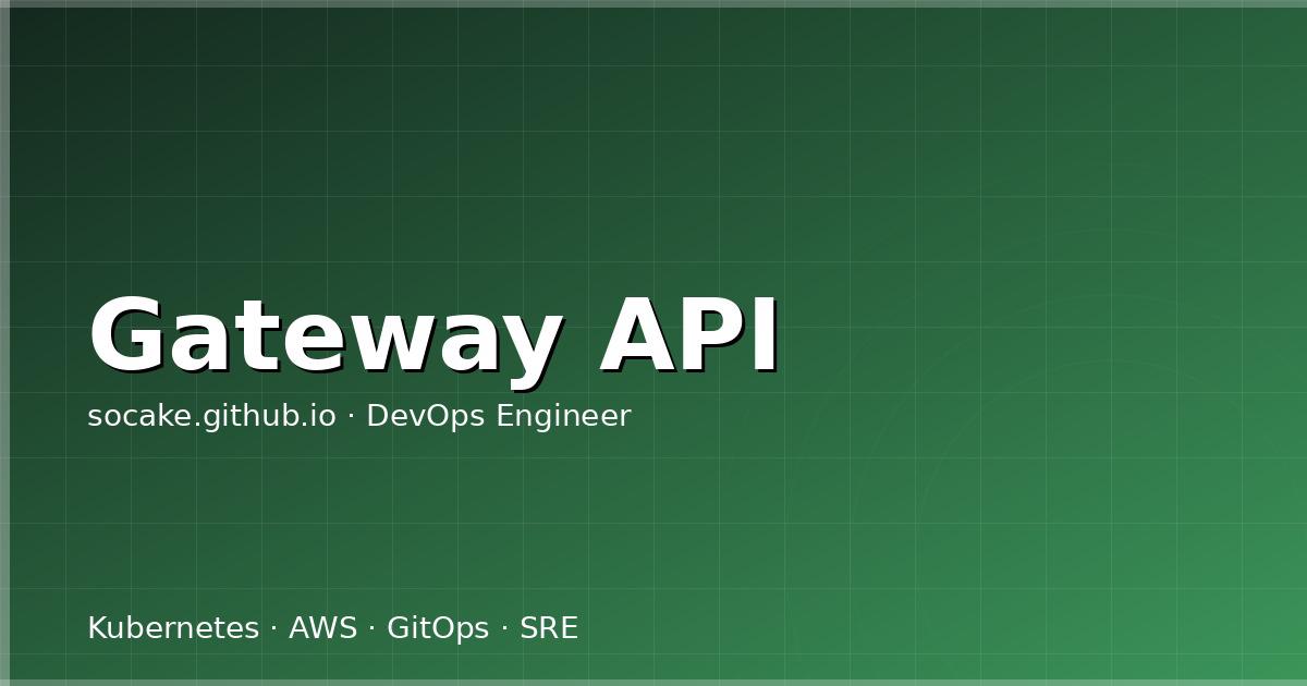 Featured image for K8s Gateway API：告别 Ingress，拥抱下一代流量路由