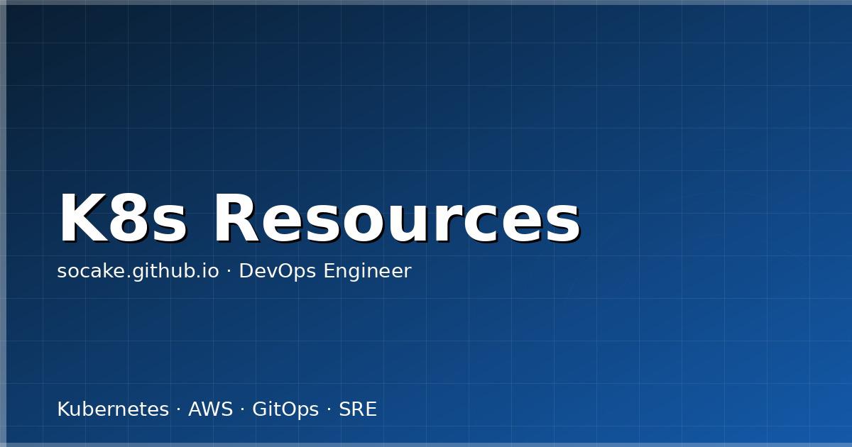 Featured image for Kubernetes 资源管理实战——QoS、ResourceQuota、VPA 体系化实践