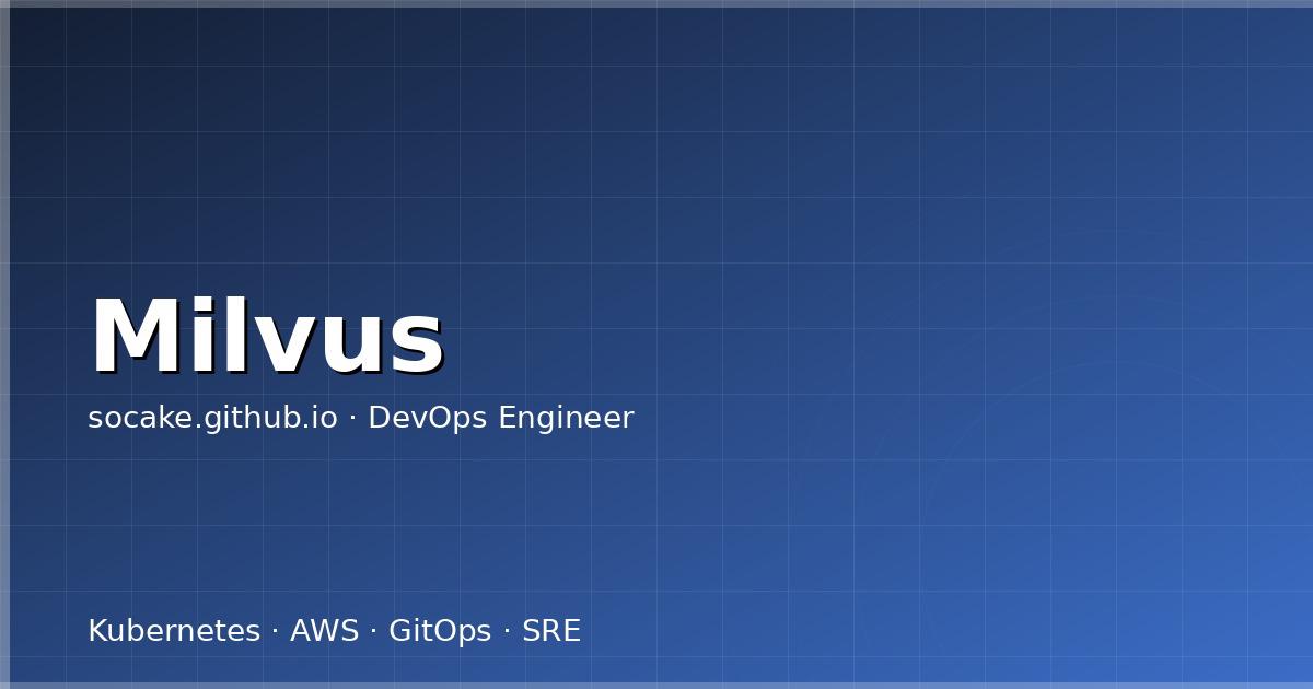 Featured image for Milvus 向量数据库实战：从部署到生产应用