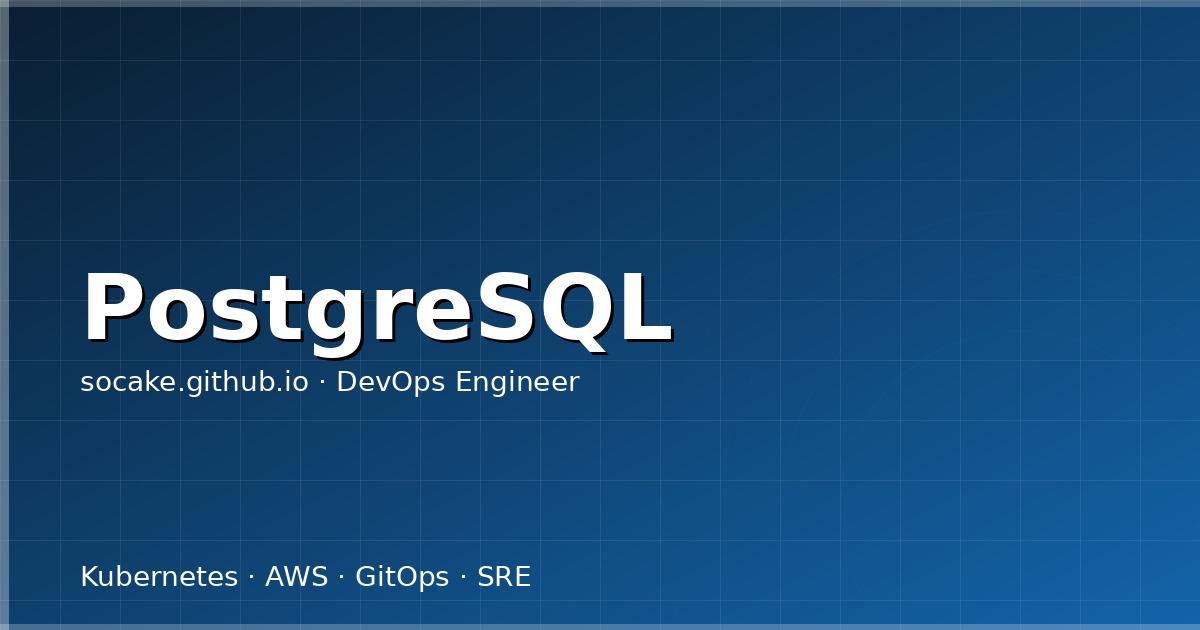 Featured image for PostgreSQL 运维实战：配置调优、连接池、慢查询与高可用