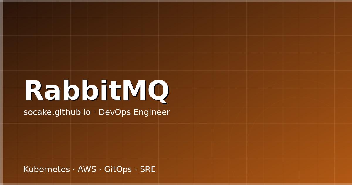 Featured image for RabbitMQ 运维实战：集群部署、消费者可靠性与监控体系