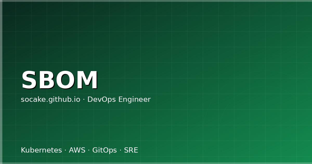 Featured image for SBOM 生成与 Dependency-Track 漏洞管理实战