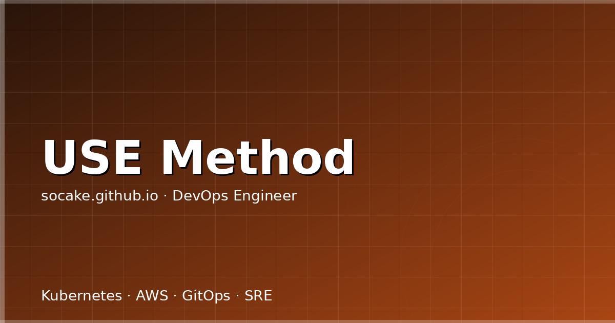Featured image for USE Method：系统性能分析方法论